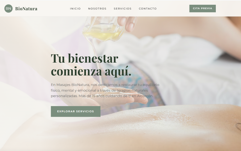 Masajes Bionatura